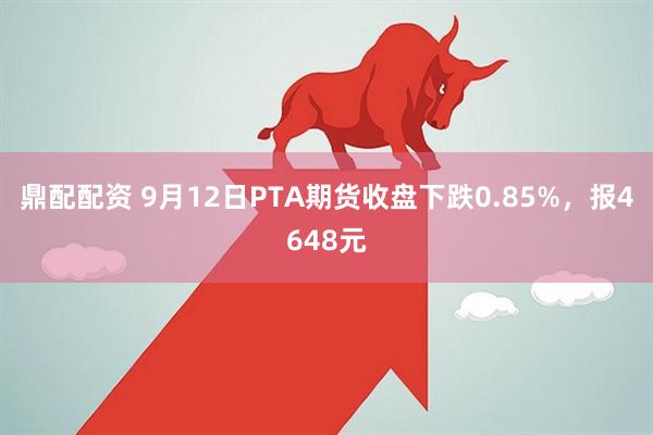 鼎配配资 9月12日PTA期货收盘下跌0.85%，报4648元